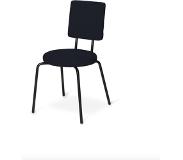 Puik Design - Option - Eetkamerstoel - Zwart - Round seat/Square backrest