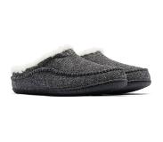 Sorel Lanner Ridge Textile Heren Slippers - Grill, Black