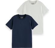 Scotch & Soda - 2-Pack T-shirts van 100% Organisch katoen - Maat: 134-140