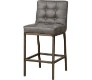 SIDD Vasco barstool - fabric amazon 2 grey (Groen, 48x100cm)
