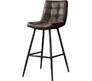 SIDD Navarra barstool - fabric T-anthracite (Groen, 41x105cm)