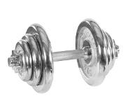 Trend24 Dumbells - Dumbells set - Dumbell - Dumbels - Dumbel - Dumbell set - Gewichten - 30 mm - 20 kg - Chroom