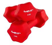 Trend24 Dumbells - Dumbells set - Dumbell - Dumbels - Dumbel - Dumbell set - Gewichten - 2x 3 kg - Rood