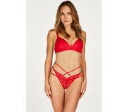 Hunkemoller String Amala Rood Dames | Maat: L