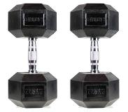 PROUD Hexa Dumbbells 27,5 kg - Set van 2 Dumbbells - Proud