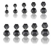 PROUD Hex Dumbbell Set 1-10kg - 10 paar Hexa Dumbbells - 110 kg - PROUD