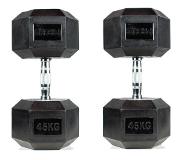 PROUD Hexa Dumbbells 45 kg - Set van 2 Dumbbells - PROUD