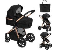Momi Limuru Black 2-in-1 Combi Kinderwagen WOSP00029