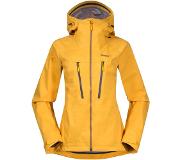Bergans Ski Jas Bergans Women Cecilie 3L Light Gold en Yellow Gold en Yellow-L