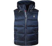 Gaastra Gewatteerde Heren Bodywarmer - 100% gerecycled nylon - donkerblauw