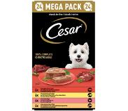 Cesar Classic Mix Paté multipack natvoer hond maaltijdkuipjes (150 g) Per 2 verpakkingen (48 x 150gr)