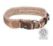 Trixie Premium halsb., neoprenf., S-M: 35-42cm/15mm, boho karamell