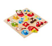 Jumbo Vormenpuzzel Silhouette Junior Hout 15 Stukjes