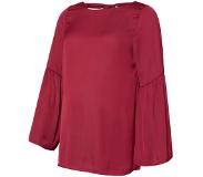 Mamalicious Mama Licious Lange Mouwen Shirt Mlrosalie Rood Pruim Rood | Maat: L