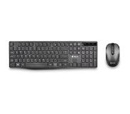 NGS HYPE KIT, QWERTY, PT toetsenbord Inclusief muis Bluetooth Portugees Zwart