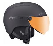 Cebe Contest Vision skihelm - Mat Zwart - Oranje lens - 59-61 cm