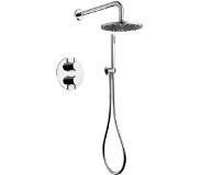 Xenz Duero thermostatische omstel inbouw doucheset chroom