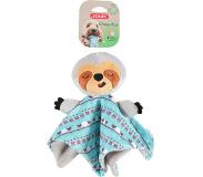 Zolux chiquitos pluche luiaard knuffeldoekje 26x21x6,5 cm