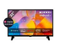 Nikkei NH3225ANDROID - 32 Inch - HD Ready - Android TV met Ingebouwde Chromecast - HDR - 2022 Model