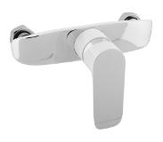 Nemo Go Ivory douchemengkraan eengreeps hartafstand 15 cm keramische schijven inclusief rozetten en Skoppelingen chroom 89304-268B