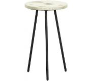 Nordal Terrazzo bijzettafel - zwart/pistache