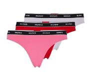 HUGO BOSS String met logoband in 3-pack