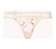Passionata White Nights string van mesh met borduring