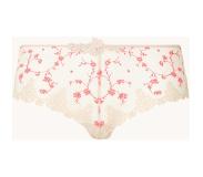 Passionata White Nights shorty van mesh met borduring