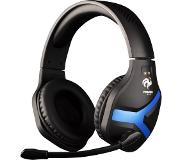 Konix 3328170285698 hoofdtelefoon/headset Bedraad Hoofdband Gamen Zwart, Blauw