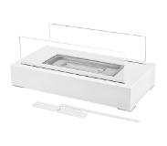 EMC Profi Line Wit - Tafelhaard - Bio-Ethanol Sfeerhaard - Haard - Terrashaard - Tafelhaard binnen - Vuurkorf binnen 35 cm