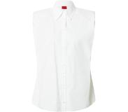 HUGO BOSS Evya mouwloze blouse met pofmouw
