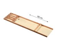 Longfield Mini Sjoelbak met 20 Sjoel Stenen - 120 x 29,5 cm
