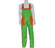 Coppens - Tuinbroek kinderen poly/katoen groen / oranje - Polyester - Carnavalskleding jongens | Maat 116