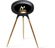 Le Feu Bio Ethanol Haardvuur - Black Ground Wood Gold Black