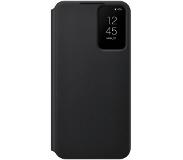 Samsung Galaxy S22 Plus Clear View Book Case Zwart