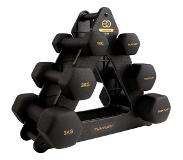 Tunturi Centuri Dumbbell Set | Met Opbergrek | 1 t/m 3kg