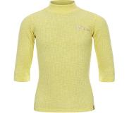 LOOXS Meisjes t-shirt rib - Geel bright. Maat 122/128