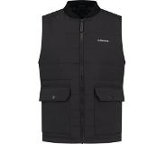 Purewhite - Heren Regular Fit Bodywarmer - Zwart - Maat XS