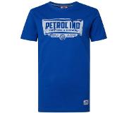 Petrol Industries 624 Classic Print Short Sleeve Round Neck T-shirt Blauw 9-10 Years Jongen