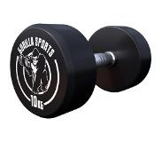 Gorilla Sports Dumbell - 10 kg - Gietijzer (rubber coating) - Met logo