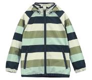 Minymo Jongens Softshell Jas Stripes Blue Night