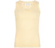 Jacky Luxury Meisjes top rib - Geel. Maat 176