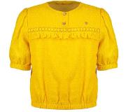 Nono meisjes blouse N202-5103/507 geel | Maat: 104
