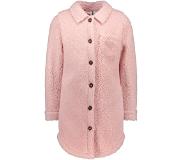 B.NOSY Meisjes teddy blouse lang - Koraal blush. Maat 110
