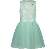 Le Chic Meisjes jurk hartjes - Symphony - Misty groen. Maat 158/164