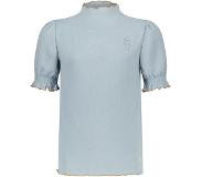 Nobell Meisjes Tops & T-shirts Kumin Rib Jersey Tshirt - Blauw - Maat 170/176