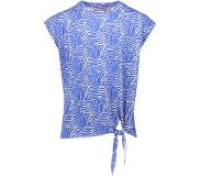 Geisha Meisjes top - kobalt zebra. Maat 164
