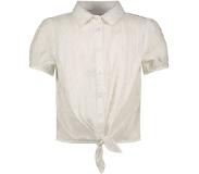 B.NOSY Meisjes blouse met knoop - Cotton. Maat 116