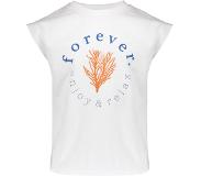 Geisha Meisjes t-shirt tekst - wit. Maat 152