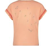Nono Meisjes t-shirt - Kanai - Licht perzik. Maat 122/128